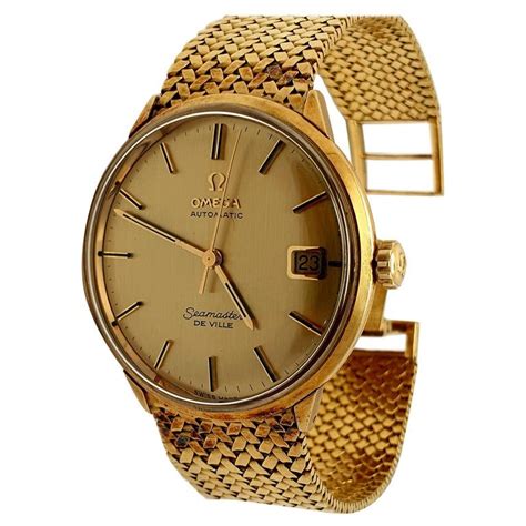 omega stopwatch price|vintage omega 18k gold watch.